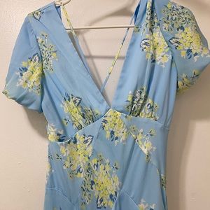 Sky combo dress (new with tag)